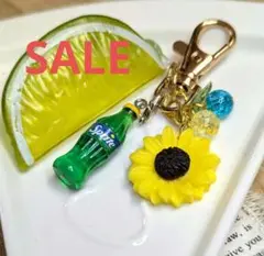 ライムビタミンカラージャラジャラチャーム♡　196