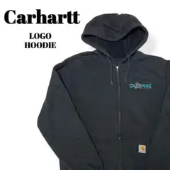 Carhartt｜カーハート　ロゴ　フーディー　ブラック　メキシコ製　訳アリ