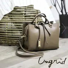 Ungrid フラップ アオリポケットボストン ショルダーバッグのサムネイル