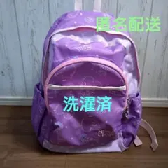 ナイスクラップリュック NICE CLAUP パープル ハート　女の子リュックのサムネイル