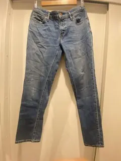 ライトブルーデニム ストレートパンツ BOYFIT