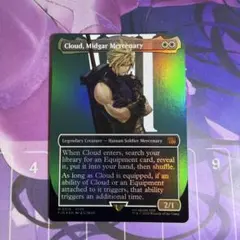 MTG ミッドガルの傭兵　クラウド　英語版 英語版/NM-]《ミッドガルの傭兵、クラウド/Cloud, Midgar Mercenary