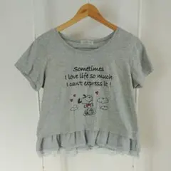 スヌーピー　可愛いTシャツ　レディースのサムネイル