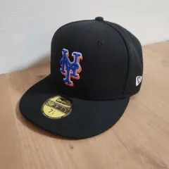 New Era 59FIFTY ブラック NYキャップ 7 1/4