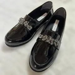 新品 Bridget Birkin walk エナメル ローファー ブラック24のサムネイル