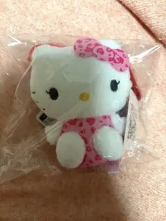 Hello Kitty スマホストラップ ピンク ヒョウ柄 新品未開封