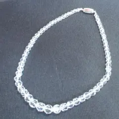 白水晶ネックレス　ジュエリー工房品