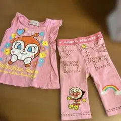 あんぱんマン パジャマ セットアップ ピンク 90 ドキンちゃん コキン