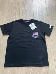 【新品未使用　タグ付き】ロゴポケット　半袖Tシャツ　110  ブラック