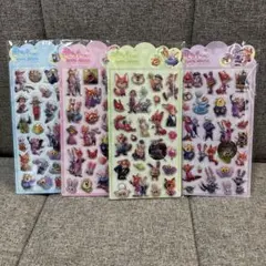 即日発送！3D ぷくぷくシール　ズートピア　4枚セット