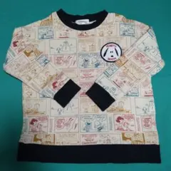 【値下げ不可】PEANUTS コミック柄 トレーナー 110