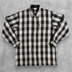 BLACK PIA ブラックピア 日本製 チェック柄シャツ 長袖 メンズ