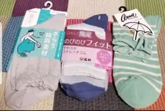 満足　Arnold Palmer　22-25cm　ソックス　靴下　３足　福助のサムネイル