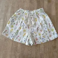 ブランシェス 花柄 ショートパンツ 120cm