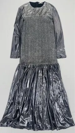 美品　GHOSPELL ゴスペル　シャイニードレス　ワンピース　メタリック