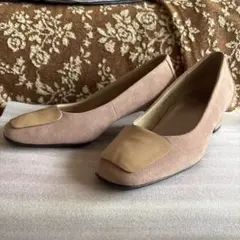 fitfitパンプス　ピンクベージュ 24.0cm