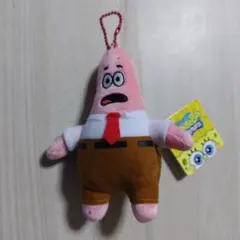 新品　スポンジボブ　パトリック　マスコットキーホルダー　ぬいぐるみ