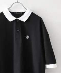 【ZIP FIVE 】メンズポロシャツ ブラック Mサイズ　「未使用品」のサムネイル