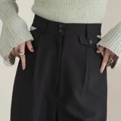 hinari ウエストサイドカットアウトパンツ