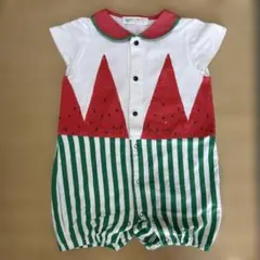 BabyCheer スイカ柄ロンパース70cmのサムネイル