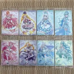 プリキュア　ウエハース　カード　ワンダフル　ニャミー　リリアン　わんぷり　集合