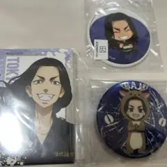 東京リベンジャーズ 場地圭介 缶バッジ 4個セット