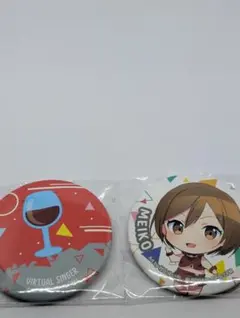 MEIKO 缶バッジセット(2個組) 　セガ ラッキーくじ 初音ミク