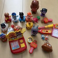 アンパンマン　だだんだん　レジ　病院ごっこ　アンパンマン号　フィギュア　ソフビ