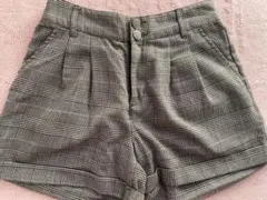 チェック柄ショートパンツ Mサイズ