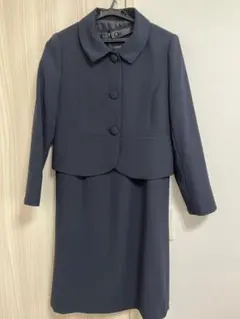 濃紺お受験スーツ　ジャケット＆ワンピース　9号