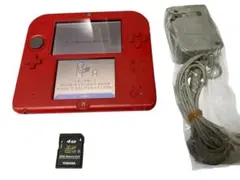 Nintendo 2DS レッド 本体 4GB SDカード付き