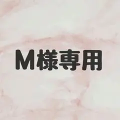【M様専用ページ】