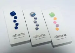 新品 ohora セミキュアジェル 3個セット ジェルネイル ネイルシート