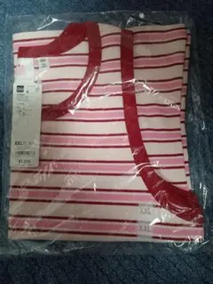 新品　GU ジーユー　マルチボーダータンクトップ　XXLと３XL