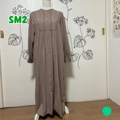 ⚠️最終価格／226 サマンサモスモス 茶系 ハシゴレース ピンタック ワンピ