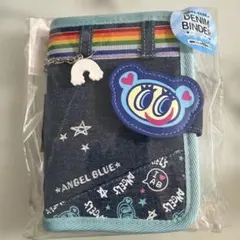 エンジェルブルー シール帳 オリンピア デニムバインダー