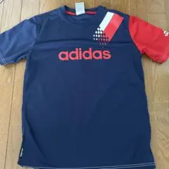 adidas ネイビー 160cm サッカーシャツ　Tシャツ