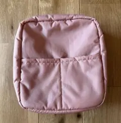 無印良品 ナイロンメイクポーチピンクベージュ