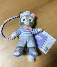 香港ディズニー　ぬいぐるみキーチェーン　スプリング　ジェラトーニ