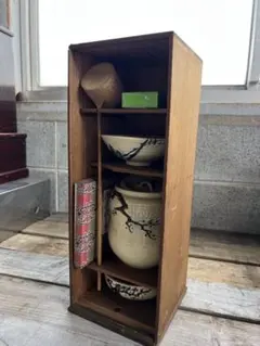 茶道具セット 木製収納箱付き 茶道具セット 茶箱 木製収納箱付き - メルカリ