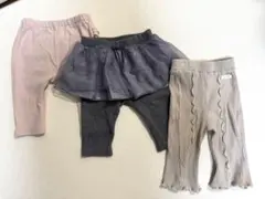 petit main puppapupoベビーパンツ3点セット70