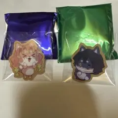 鬼滅の刃　ufotable アニマルクッキーバッジ　甘露寺蜜璃　伊黒小芭内