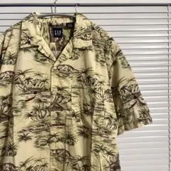 00s OLD GAP アロハシャツ オープンカラー 開襟 Vintage 古着のサムネイル