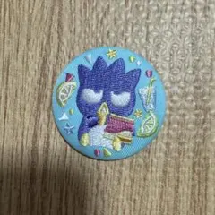 バッドばつ丸 刺繍缶バッジ ドリンク
