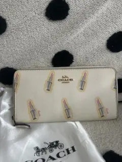 COACH CAP08】ポーチ ペンケース筆箱 筆記具 ストロベリープリント