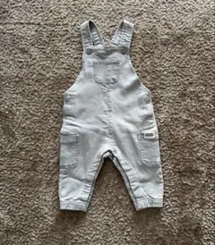 H&M デニムサロペット 74