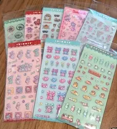 SWIMMER スイマー PVC 立体シール 8枚セット 正規品 ぷっくりシール