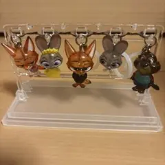 ズートピア ミニフィギュア キーホルダー 5点セット
