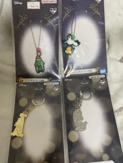 ディズニー　プリンセス　サブキャラ　キーホルダー　チャーム　一番くじ　まとめ売り