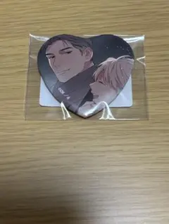 オフステージラブサイド ハート型缶バッジ　大島かもめ